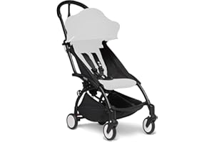 BABYZEN Telaio per passeggino BABYEN YOYO2, Nero - Tessuto non incluso - Include l’imbracatura a 5 punti, lo schienale reclinabile, i supporti della capottina, la tracolla e la custodia protettiva