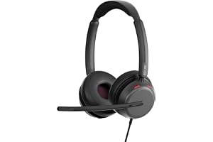 EPOS IMPACT 860T - Microsoft Teams Certified Double-Sided Headset for Enhanced Office Efficiency, Superior Wideband Sound, USB-C Connectivity
