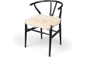 ‎NORDIC SHEEP Nordic Sheep Lammfell Kissen 40x40 cm | Weiches Fell für Stühle & Sofa | Gemütliches Sitzkissen & Lammfell Sitzauflage im schönen nordischen Stil | Farbe: Beige