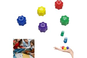 Gxlaihly Juego Tradicional Coreano Gonggi de Guijarros de Piedra, Calamar para Niños y Adultos (5Pcs)