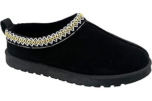 sole london MENS SLIP ON SLIPPERS WARM COMFY FAUX FUR LINED SHOES MULES BOOTS