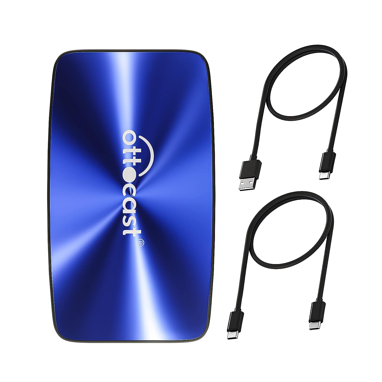 OTTOCAST Plug n Play Android Auto CarPlay Wireless Adapter, Ultimate Performance - Unbeatable Stability, Low Latency, 2GB RAM & 8GB ROM, Compatible with Wired CarPlay Vehicles - Play2Video (Blue)