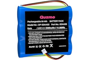 QUZMO Akku für TonieBox, 3300mAh 3,6V NiMH 50AA5S Ersatzakku mit Hohe Kapazität für TonieBox, Musicbox, Soundbox, Ersatzbatterien Lautsprecher Boxen