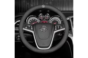 BAUFAS Couvre Volant Voiture, pour Opel Mokka X 2012-2023 Respirante Antidérapante Housse Volant Voiture, Accessoires Intérieurs de Voiture,B