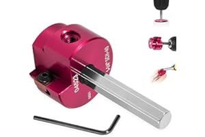 E-COWLBOY Premium 1-1/4 Inch PVC Pipe Reamer - Aluminum Head, PVC Pipe Tool for Drain Pipe Maintenance - Fits Schedule 40 PVC, CPVC, ABS Fittings - 3/8-Inch Hex Shaft - Fits 1/2-Inch Drills - PVC Fitting Saver