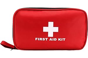 LEADSTAR Trousse de Premiers Secours, 180 Pièces Trousse de Secours Voiture, Boite Pharmacie pour la Maison et Les Voyages, la Voiture, Le Camping, Le Bureau