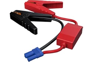 KEPEAK Pinzas de Arranque para Coche 12V EC5, Cable de Batería de Automóvil, Arrancador con Pinzas Cocodrilo de Repuesto para Conexión de Baterías