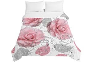 Surwin Embossed Quilted Bedspreads Single Double Super King Bed Size, Flower Bedspread Quilt Sofa Throws Blanket Lightweight Coverlet Microfiber Comforter Bed Sheet (Flower6,200 * 230cm)