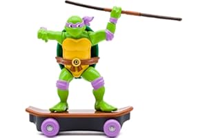 Teenage Mutant Ninja Turtles - Tortue Ninja - Figurine Tortue Ninja - Tortue Ninja Donatello du Film d’Animation Ninja Turtles: Teenage Years - Sewer Shredders, Édition Classique, à partir de 3 Ans.