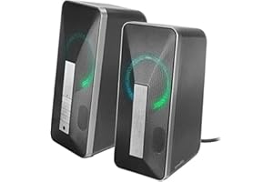 Speedlink lavel USB-Powered Stereo Speaker, 3.5mm Stereo Jack/Bluetooth Audio, Black