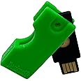 Designz3D Yubikey Protector Flip Case Keychain Holder (5 NFC / 5C NFC) (Light Green, 5 NFC)