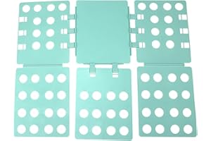 SHIRENE Planche à Plier Les Vêtements,Plastique Linge Plie Vetement Planche Pliage Facile Plieuse a Linge Facile et Rapide pour Les Enfants et Les Adultes de Plier des Vêtements de Différentes Tailles