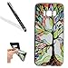 Produktbild Galaxy S8 TPU Silikon Hülle,Galaxy S8 Protective Case Cover,Leeook Elegant Retro Schön Kreative Bunt Leben Baum Muster Entwurf Ultra Dünn Weiche Handyhülle Schale Etui Protective Bumper Schutz Handy hülle Perfekte Passform Rückdeckel Shell Flexibel Gel Bumper für Samsung Galaxy S8 + 1 x Schwarz Eingabestift-Colorful Life Tree