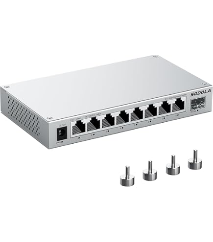 NETGEAR XS708E Switch 8 Port 10GbE Ethernet LAN Switch Plus