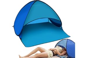Besreey Strandzelt | Head PopUp Canopy Automatisches Schattenzelt | Sonnenschutz, Winddicht, Sonnenschutz, sofortiger Sonnenschutz für kleine Haustiere