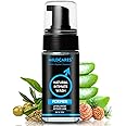 Mildcares Natural Intimate Wash For Men 100ml | Hydrates & Moisturizes | Foam Based, pH Balanced & Anti-Fungal | Tea Tree & Lemon Oil | For Dryness, Itchiness & Odour | Pee Safe Wash For Men & Boys