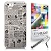 Produktbild CASEiLIKE Alte Zeitung Werbung 4818 Ultra Slim Back Hart Plastik Stoßstange Hülle Cover for Apple iPhone SE +Folie Displayschutzfolie +Eingabestift Touchstift (Zufällige Farbe)