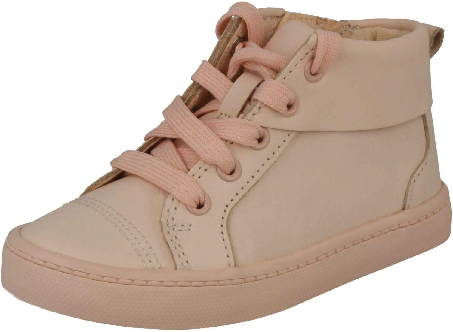 Clarks City Oasis H Toddler Leather Boots in Pink
