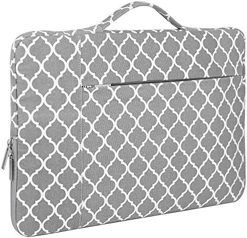13.3 Inch Laptop Sleeve Case Cover Bag, Armor Wear Canvas Fabric Multifunctional Padded Protective Briefcase Handbag for 12.9 Inch iPad Pro,13.3 Inch MacBook,HP Pavilion X360, Microsoft Surface Laptop