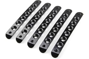 SKUNTUGUANG Lot de 5 inserts de poignée en aluminium compatible avec J-eep Wrangle JK Unlimited 2007-2016, 4 portes avant et arrière (noir)