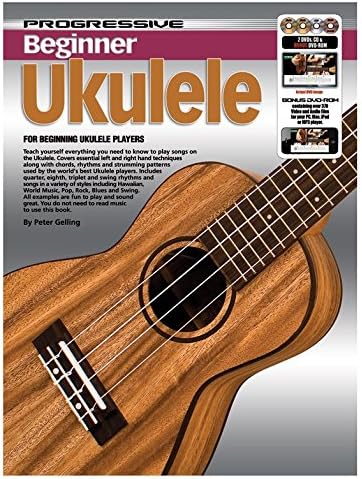 Progressive: Beginner Ukulele (Book/CD/2DVDs/DVD-ROM/Poster) - Sheet Music, CD, 2 x DVD (Region 0), DVD-Rom, Posters