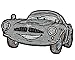 Produktbild Disney Cars - Finn Mc Missile BMW 507 - 7,7 cm * 4,6 cm Bügelbild - Aufnäher Applikation Auto McQueen Nascar Rennauto Lightning Mc Queen McMissile
