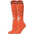 Nivia Rabona Football Super Stockings for Men & Women, Knee Length Stockings, Football Socks, Soccer Socks, Sports Socks, Polyester Blend (Orange) Size - S