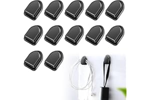 BQRKOTM 10 Piezas Ganchos para Coche, Gancho de Asiento Trasero de Coche, Accesoro Coche Adhesivo, Negro Multifuncionales Accesorios Coche, para Bolsas, Monedero, Colgar Llaves, Cables Usb