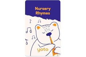 Yoto Nursery Rhymes – Kids Acoustic Musical Card for Use with Yoto Player & Mini All-in-1 Audio Player, Educational Screen-Free Listening with Fun Singalong Songs for Playtime, Parties & Travel