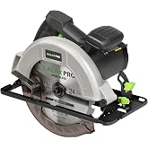 GALAX PRO 1400W circular saw with copper motor and dust collection | Cutting 62 mm | Includes 185 mm (24T) blade for wood