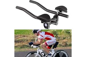 FRFJY Manubrio Aero Bar Triathlon Cronometro Tri Cycling per Manubrio Bici, Mountain Bike o Bici da Strada in Lega di Alluminio