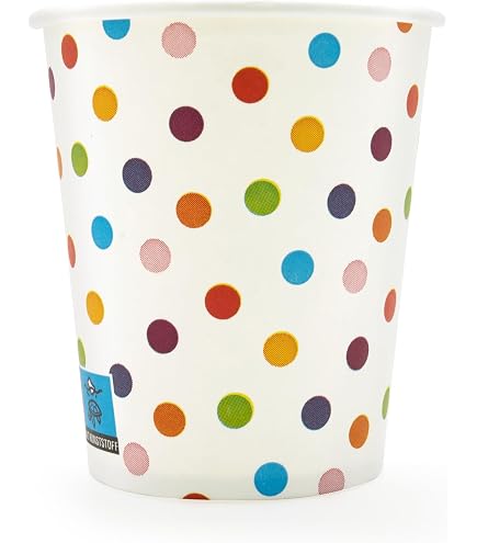 Amscan Rainbow & Cloud Einwegbecher – 8 Bunte Papierbecher Für Jede Party