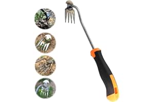 FIVEMILEBRO Arrache mauvaise herbes jardinage, outil de désherbage manuel, désherbage en acier inoxydable, désherbeur manuel, inoxydable extracteur de mauvaises herbes extérieur décoration pour jardin