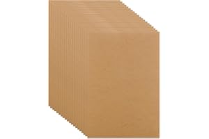 AHAQU 20Pcs A3 MDF Wood Boards 3mm Thick Wood DIY Craft Project Board, MDF Blank Sheets for Laser Cutting, Painting, Modelling, Engraving, Fretwork