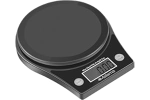 MALAMA & MAPLE LEAF DESIGN Malama Digital Kitchen Scale, Food Scale High Accuracy Multifunction Cooking Scale with 0.1oz/ 1g Increment, 11 lb/5 kg Capacity, Black (Batteries Included)