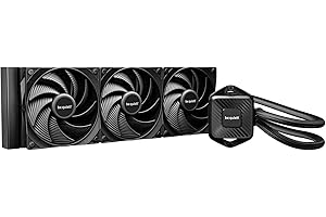 be quiet! Pure Loop 3 360mm All-in-One Water Cooling for Overclocked AMD/Intel Systems, 3x Pure Wings 3 120mm PWM High-Speed Fans, High Static Pressure, Whisper-quiet PWM Pump