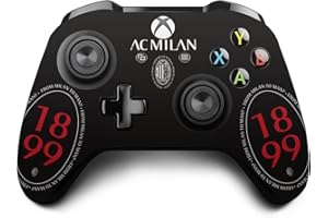 Head Case Designs Licenza Ufficiale AC Milan 1899 smisurato Arte Vinile Sticker Gaming Pelle Adesivo Compatibile con Xbox One S/X Controller