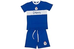 Real Club Deportivo de La Coruña Pijdep Pijama Corta, Infantil