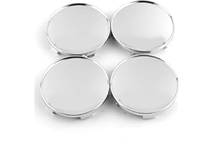 ‎RHINOTUNING RhinoTuning 4 Stück Satz 68mm Nabendeckel OD 68mm ID 64mm Radkappen Radnabendeckel Nabenabdeckung Kompatibel mit MS Motorsport für 36136783536 36136768640 36131095361 (Chrom)