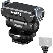 Support Magnétique SmallRig Pour DJI Osmo Pocket 3 - Inclinaison 180°, Griffe Porte-accessoires, Filetage 1/4-20 - Ventouse Magnétique Multifonction - 4