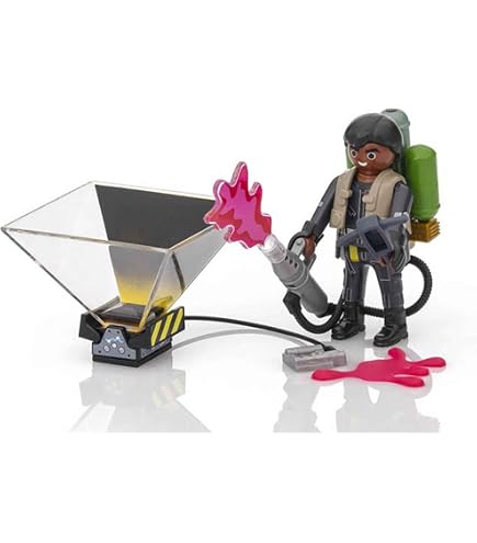 PLAYMOBIL Ghostbusters 9387 - Zeddemore Mit Schwimmfähigem Aqua Scooter, Inkl. Farbwechsel-Krake, Für Kinder Ab 6
