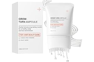 Hair Growth Serum med inbyggd borste, vitaliserande hår, hårmassager, främjar absorption, koreanskt hårskydd, lämplig för all