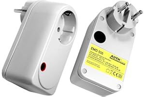 AUTH NACHRICHTENTECHNIK AUTH Netzfilter Universal-Breitband, Zwischenstecker (6 A, 10 k-200 MHz, lichtgrau)