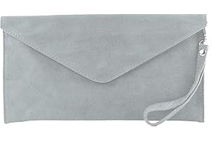 modamoda de T106 Damen Wildleder Rauleder Clutch Umhängetasche Abendtasche handmade in Italy