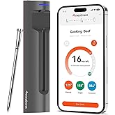 S Pro Wireless Bluetooth Meat Thermometer, 6 Built-in Sensors | Accuracy &plusmn;0.1℃, IP69 Waterproof, Upgraded PA Bluetooth Chip,