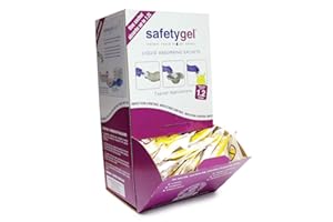 Datesand Group SafetyGel Super Absorbent Sachets 100 x 7g - for use in Urinal Bottles, bedpans and Sharps containers to Ensure Swift and Certain Absorption of unwanted Liquids