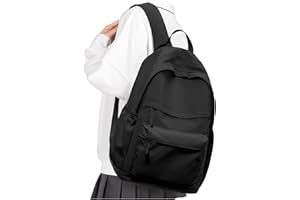VGCUB Zaino Scuola Superiore Ragazza Zaino da Università Impermeabile Uomo Zaini per Scuola Superiore Media Ragazzo Leggero Resistente All'usura College Casual Backpack