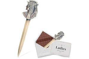 FEMONGY Abrecartas, 1 pieza abrecartas oficina, abrecartas original, Hecho de aleación, resistente y duradero, conveniente, cómodo agarre, Adecuado para abrir cartas (4cm x 19.4cm, Tutankamón)