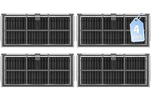 PeakLife 4 Filtri HEPA per Dreame L10s Ultra Gen 2, X40 Ultra Complete, L40 Ultra AE, L10s Pro Ultra Heat, L40 Ultra, X40 Master, Accessori per Robot Aspirapolvere MOVA E30/E40 Ultra, P50 Pro Ultra