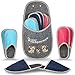 Produktbild YOMU Gästehausschuhe 6er Set | ABS Antirutsch | hochwertige Hausschuhe | Pantoffeln aus Filz mit Aufbewahrungstasche | Größe 36/47 EU Unisex